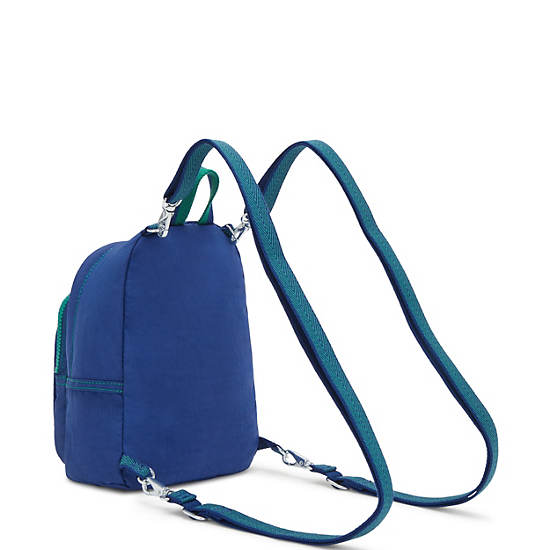 Kipling Delia Compact Convertible Rugzak Blauw | BE 1557QM